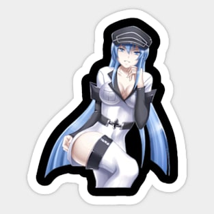 Esdeath Akame Ga Kill Sticker